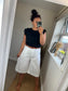 Magic Bermuda Shorts - White