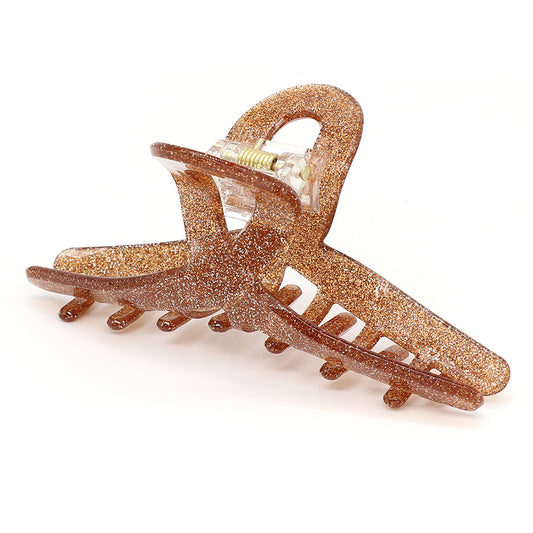 Looped Claw Clip - Bronze