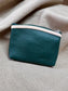 Leather Coin Purse - Forest Green