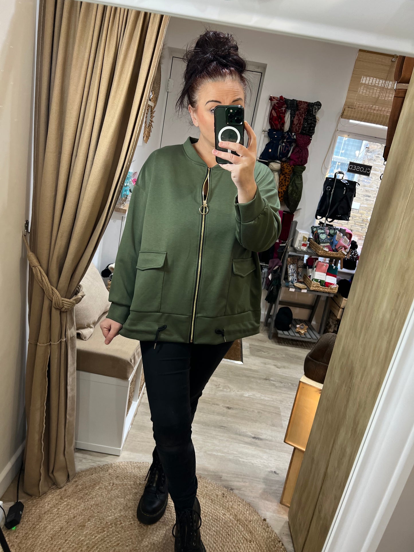 Jersey Jacket - Khaki