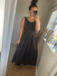 Ribbed Midi Dress - Chocolate