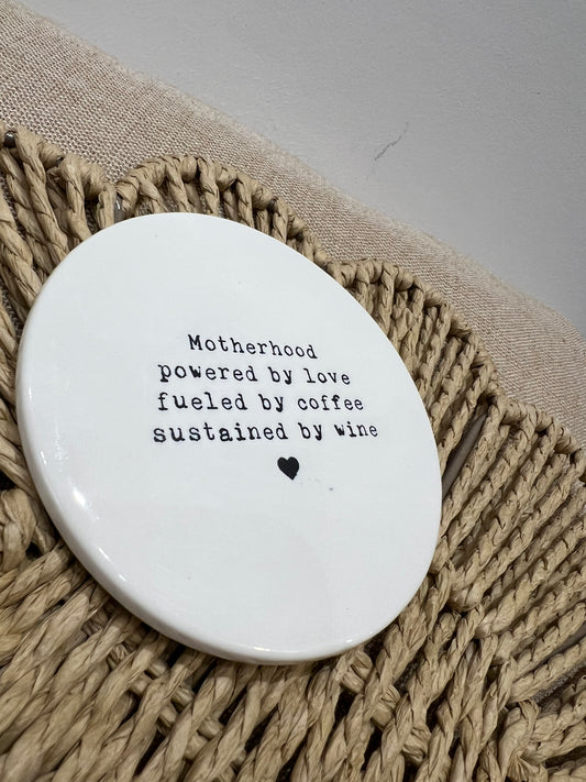 Porcelain Coaster - Motherhood