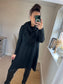 Scarf Jumper - Black
