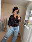Soft Jersey Cardigan - Chocolate