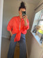 Cotton Shirt - Coral