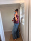 V Neck Jumper - Plum
