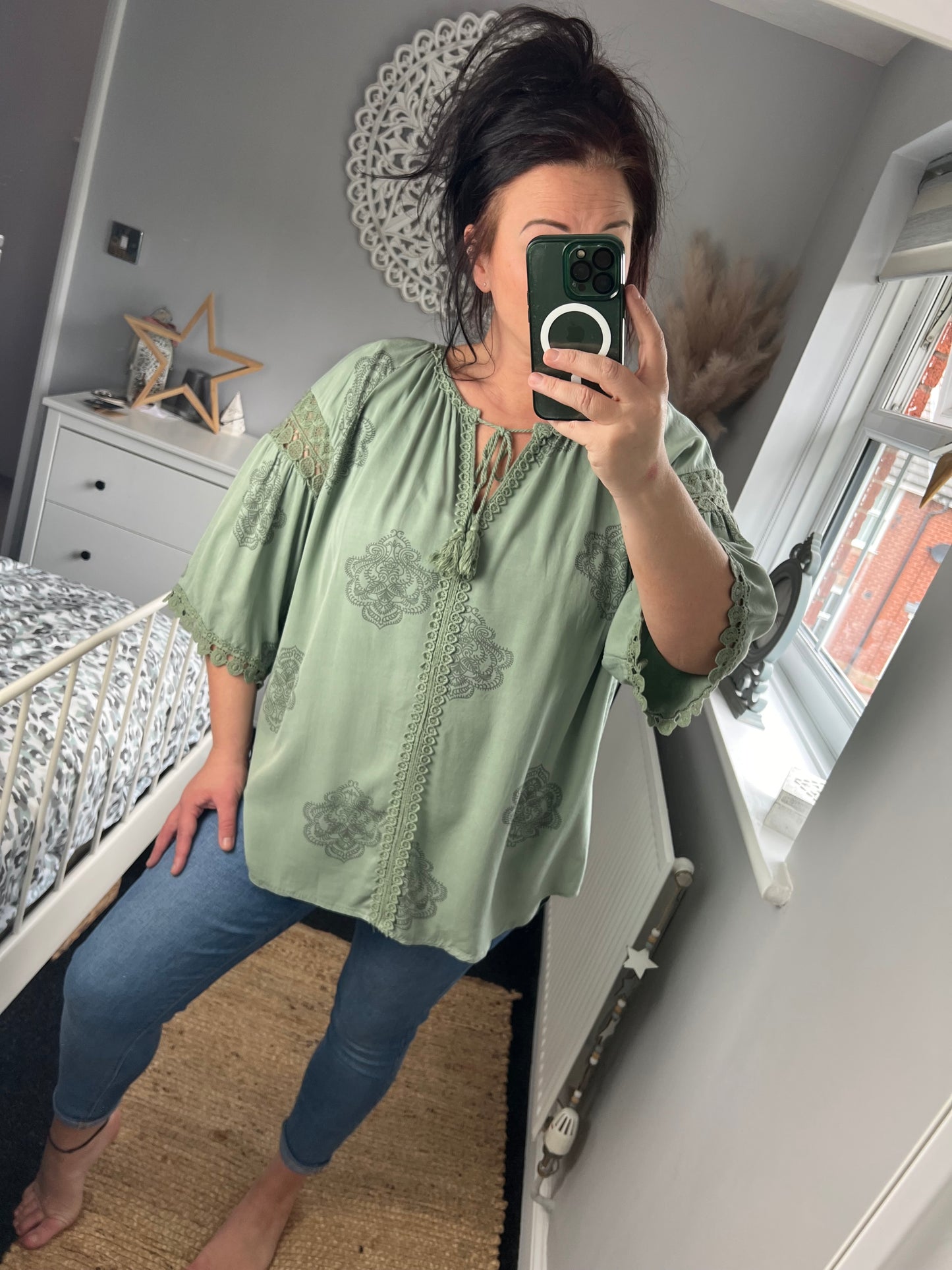 Boho Top - Khaki