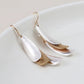 Peace Of Mind - Silver Plated Triple Layer Drop Earrings