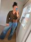 Soft Jersey Cardigan - Chocolate