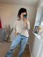 Wave Jumper - Cream