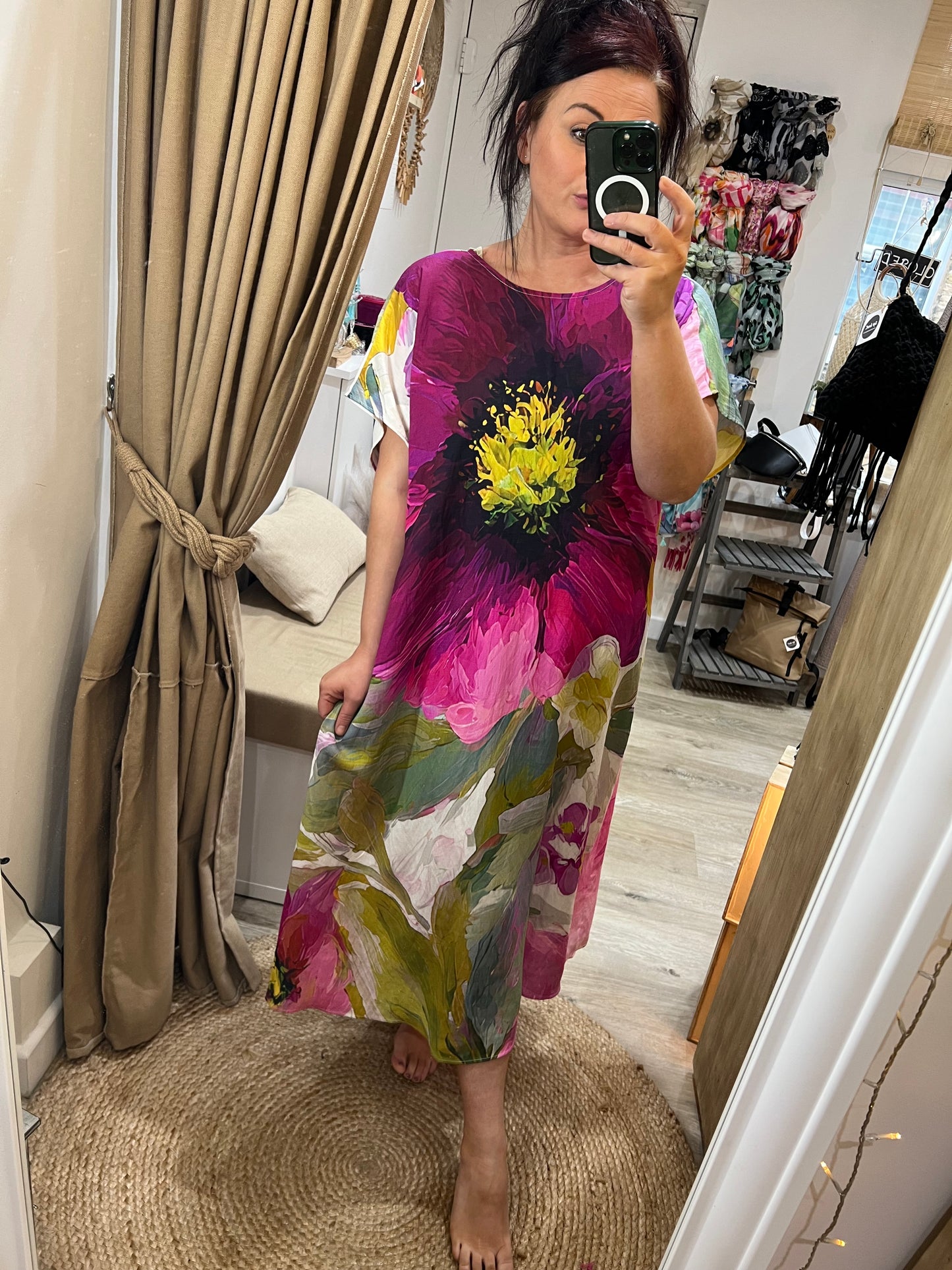 Tie Floral Dress