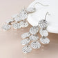 Peace of Mind - Silver Plated Hammered Disc Earrings