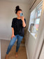 Twist Front Top - Black