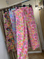 Wide Leg Trousers - Floral