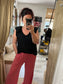 Tie Back Top - Black