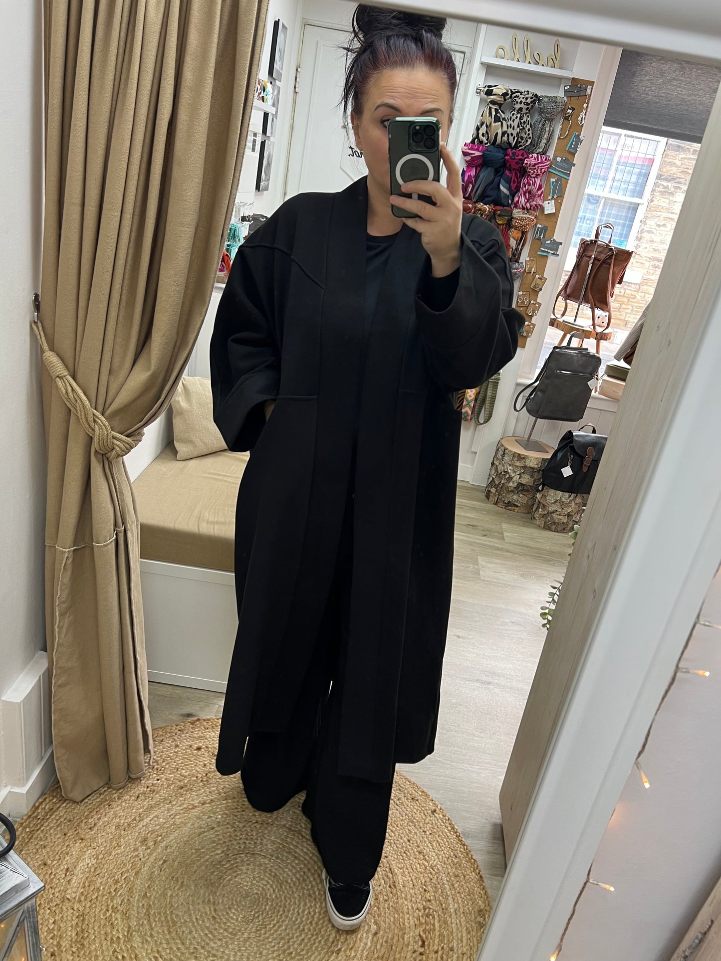 Oversized Coat - Black