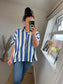Stripe Shirt - Blue/Cream