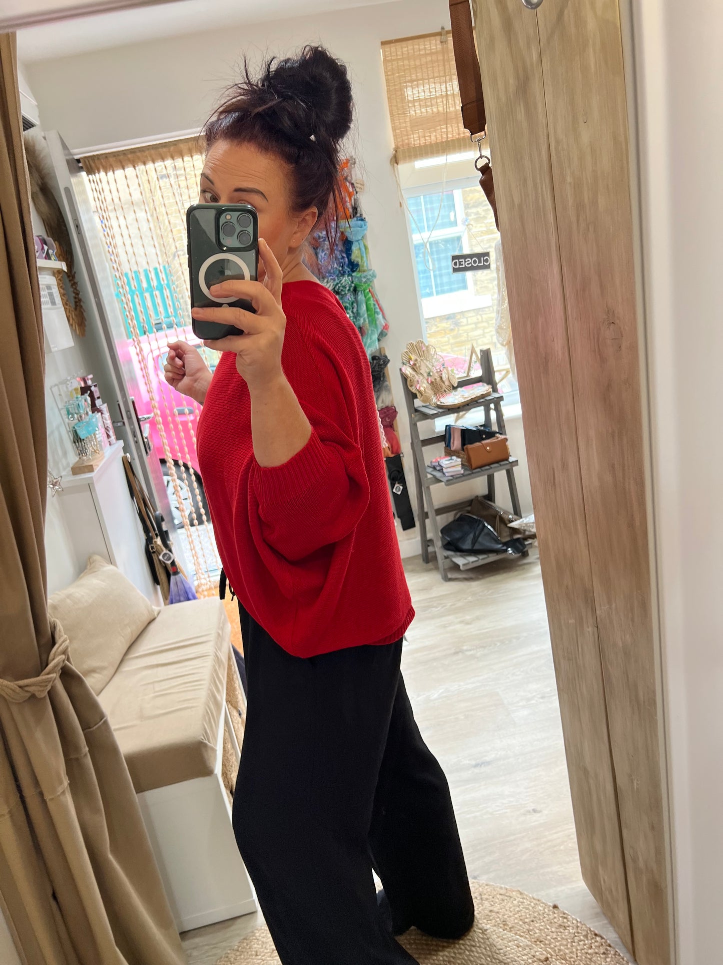 Wrap Knit - Red