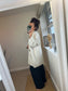 Oversized Midi Cardigan - Cream