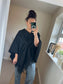 Knotted Cape - Black