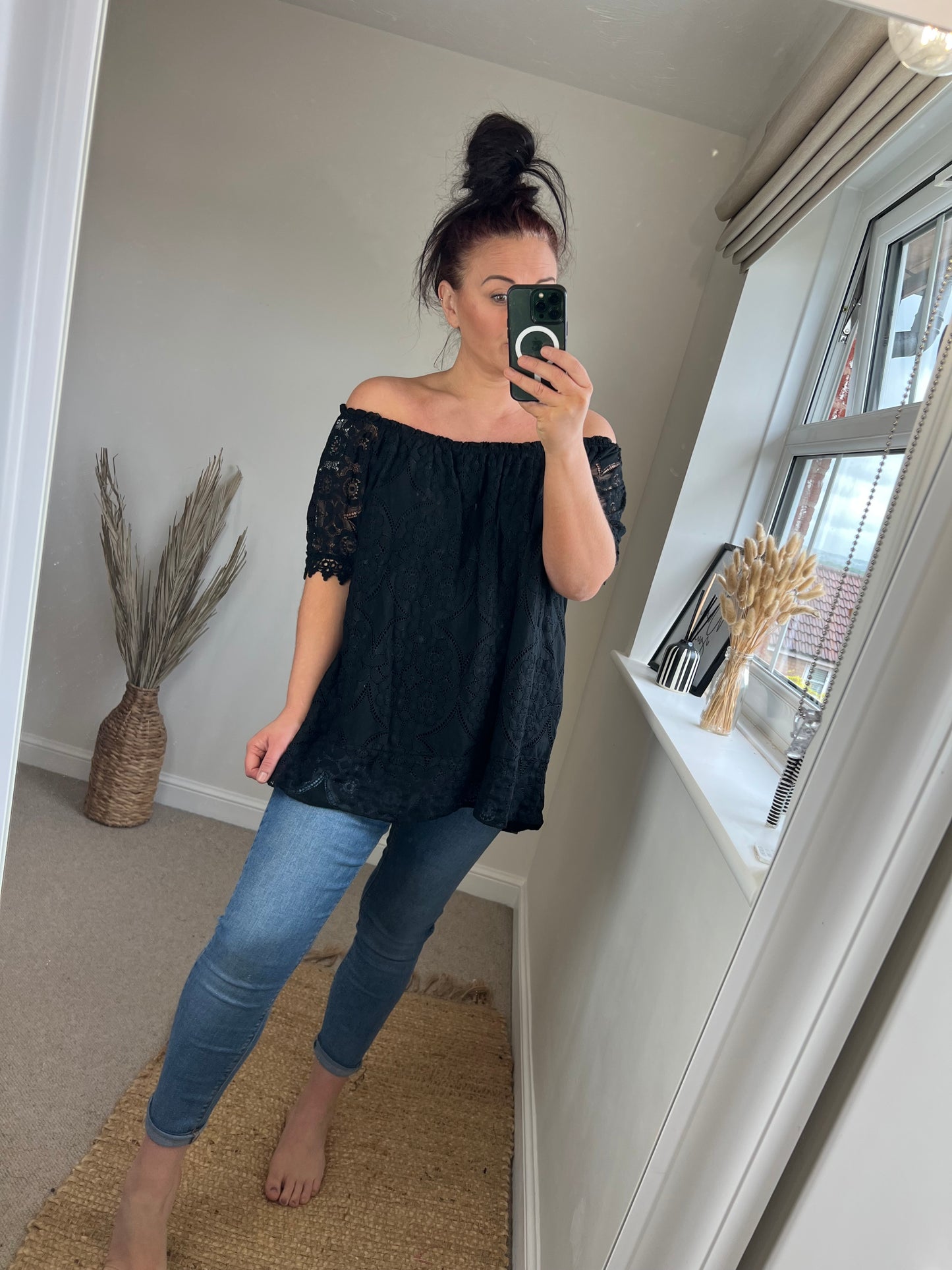 Lace Top - Black