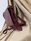 Satchel Crossbody Bag - Wine