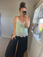 Crochet Cami Top - Sage