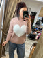 Heart Jumper - Blush