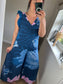 Fly Floral Jumpsuit - Blue