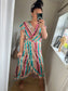 Wrap Dress - Aqua