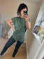 Crossover Top - Khaki