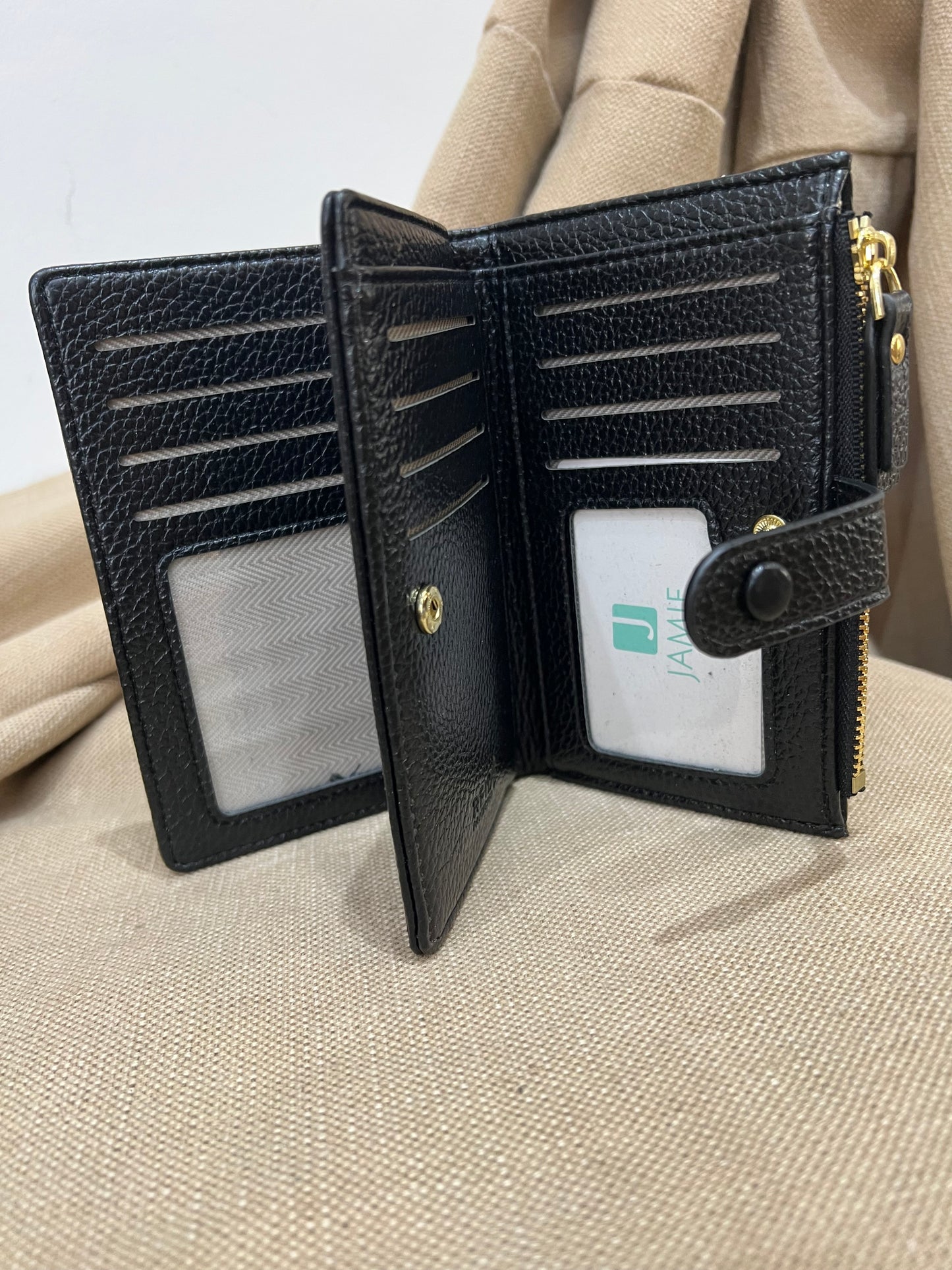 RFID Medium Purse - Black