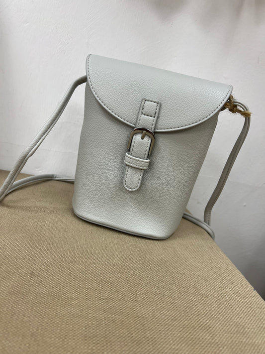 Bucket Crossbody Bag - Light Grey