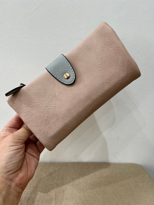 All-In-One Purse - Pink/Grey
