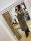 Long Leopard Print Cardigan