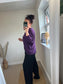Wrap Knit - Purple