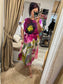 Tie Floral Dress