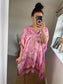 Kaftan Cover Up - Paisley Cerise