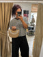 Straw Shell Bag - Camel