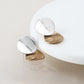 Peace Of Mind - Silver Plated Mixed Brushed Studs