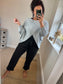 Wrap Knit - Grey