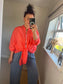 Cotton Shirt - Coral