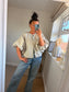 Puff Sleeve Jacket - Cream