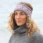 Fair Isle Fleece Lined Headband - Grey