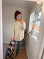 Jumper with Scarf - Beige