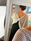 3-way Crochet Top - Cream