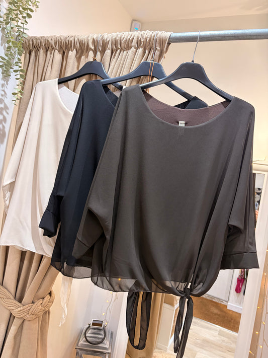Tie Front Top