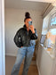 Faux Leather Jacket - Black
