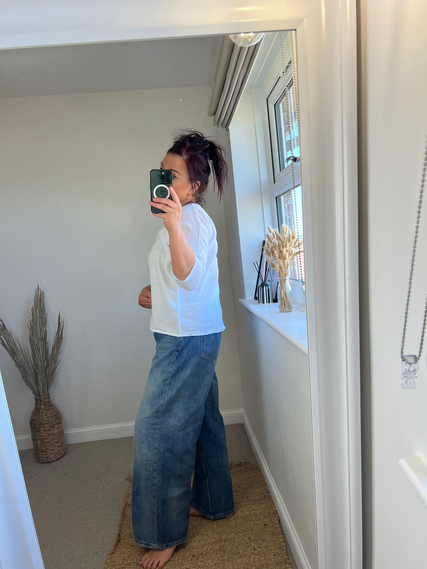 Plain Cotton Top - White