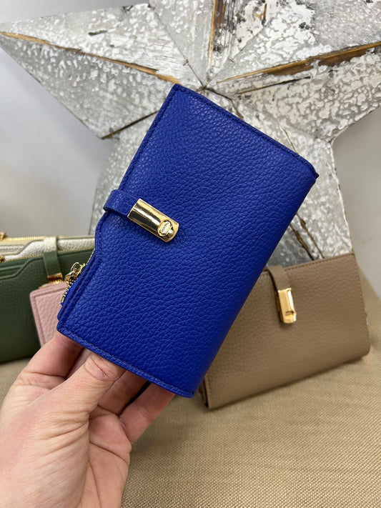 Multi Compartment Purse - Cobalt